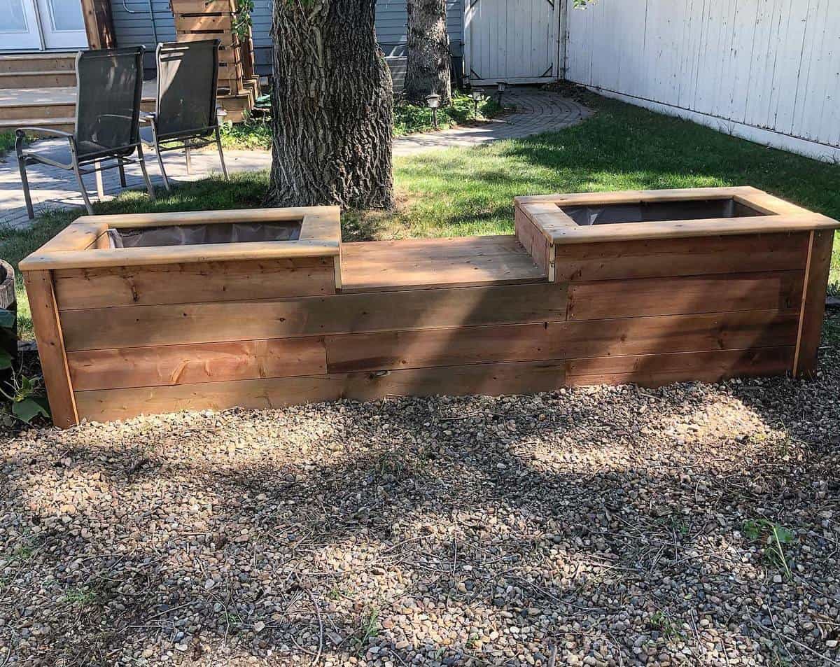multipurpose-garden-bench-ideas-soustry wood planter box garden bench