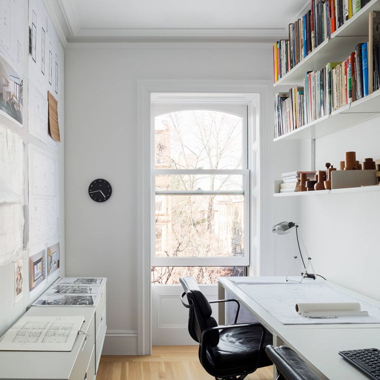 Narrow Home Office Space