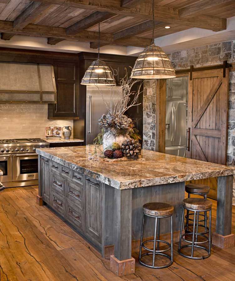 Natural Elements Bring A Rustic Style