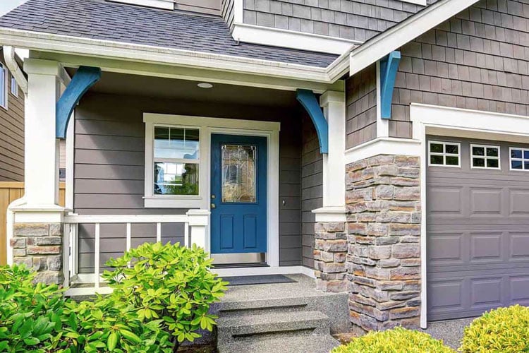 popular-front-door-colors-for-a-gray-house Popular Front Door Colors For A Gray House