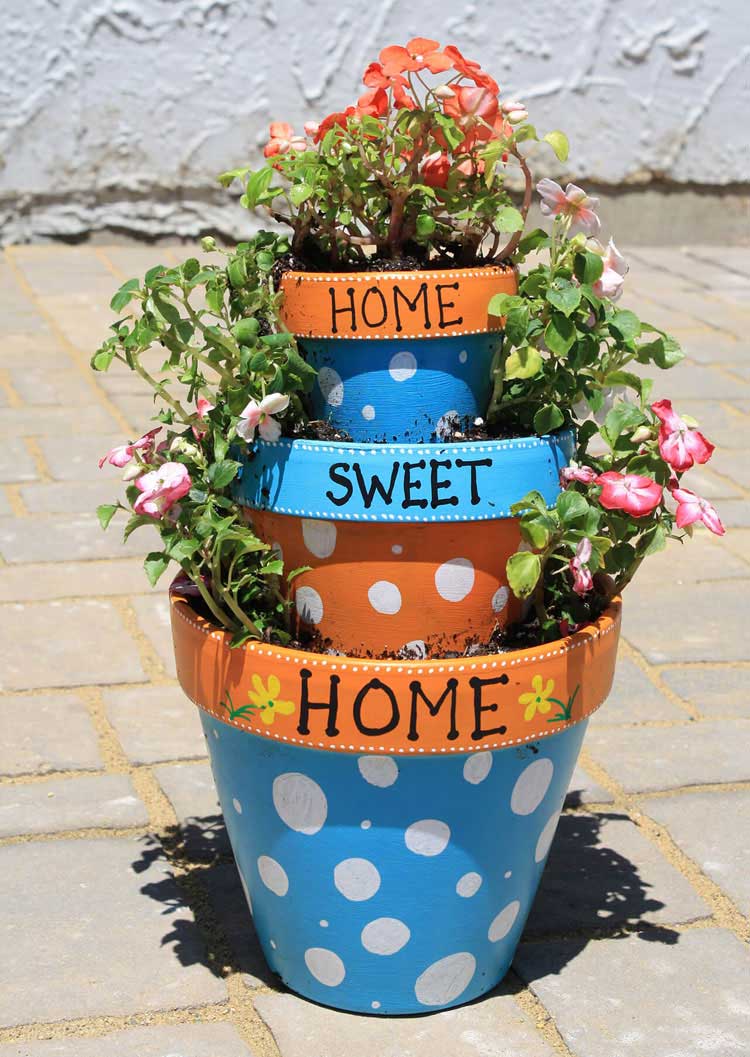pretty-flower-pots-for-home-entryway Pretty Flower Pots For Home Entryway