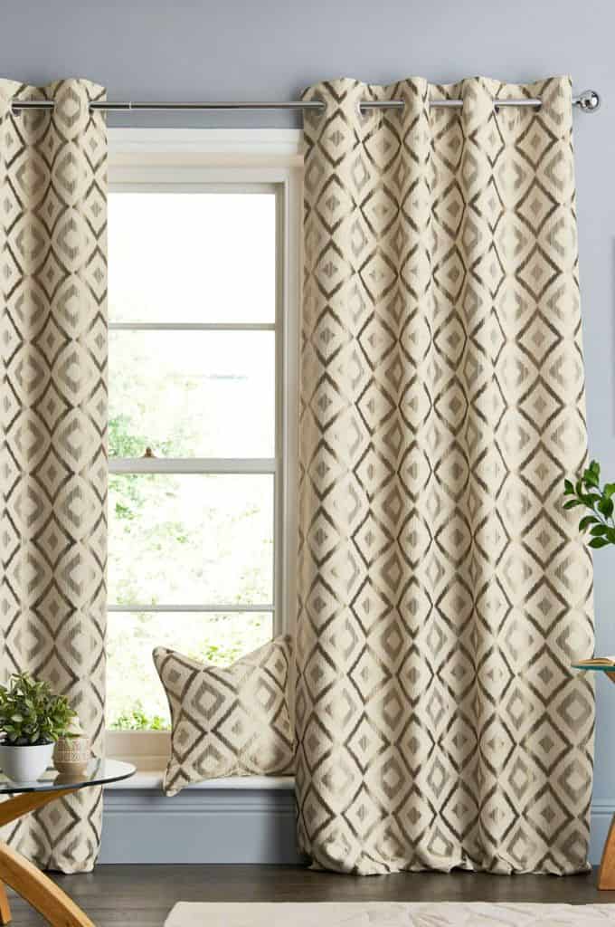 pattern living room curtains