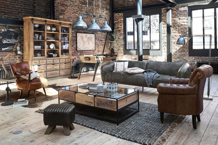 Rustic Industrial Interior Design