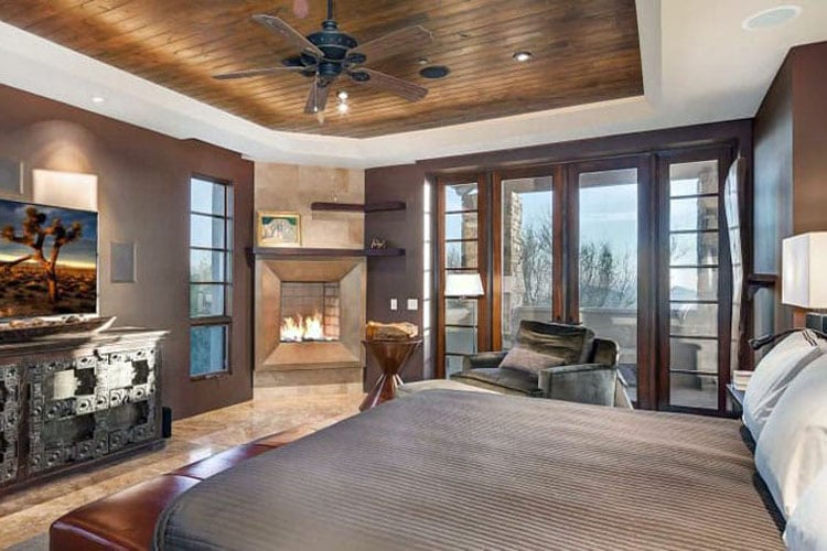 Rustic Men's Bedroom Colors