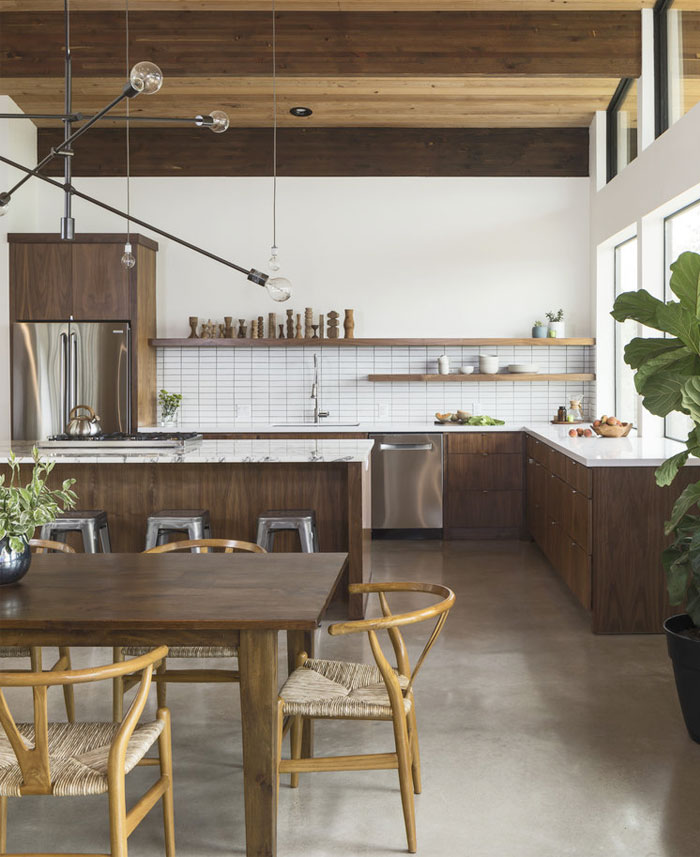 scandinavian kitchen mid sentury style 80