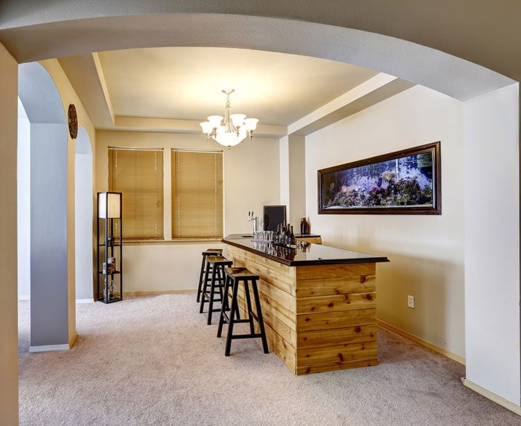 Simple DIY Bar Front on a Budget