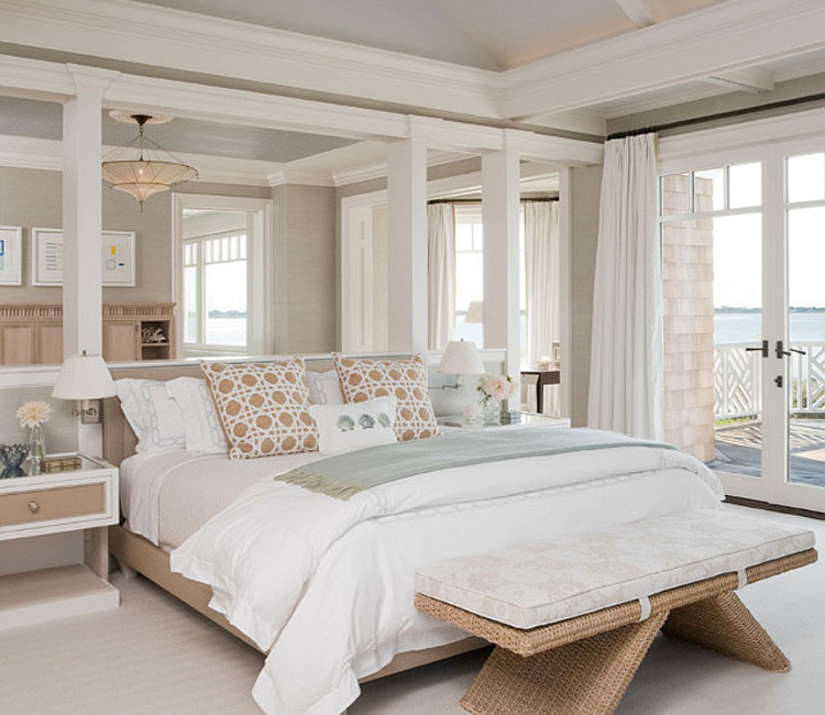 simple-white-master-bedroom-for-couples Simple White Master Bedroom For Couples