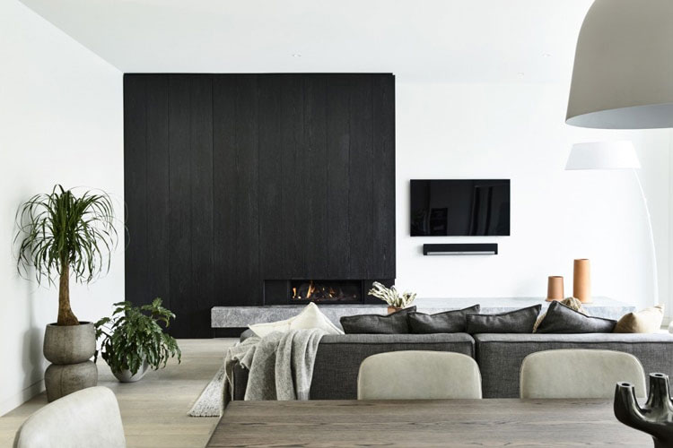 Sleek Men's Living Room