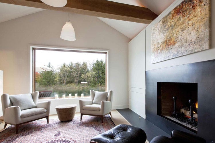 Small Scandinavian Cabin Interior Design