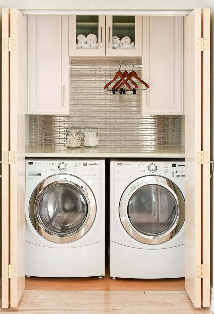Stylish Small Laundry Room