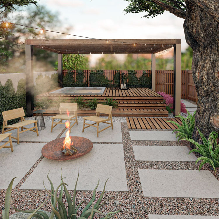 Upscale Hot Tub Design