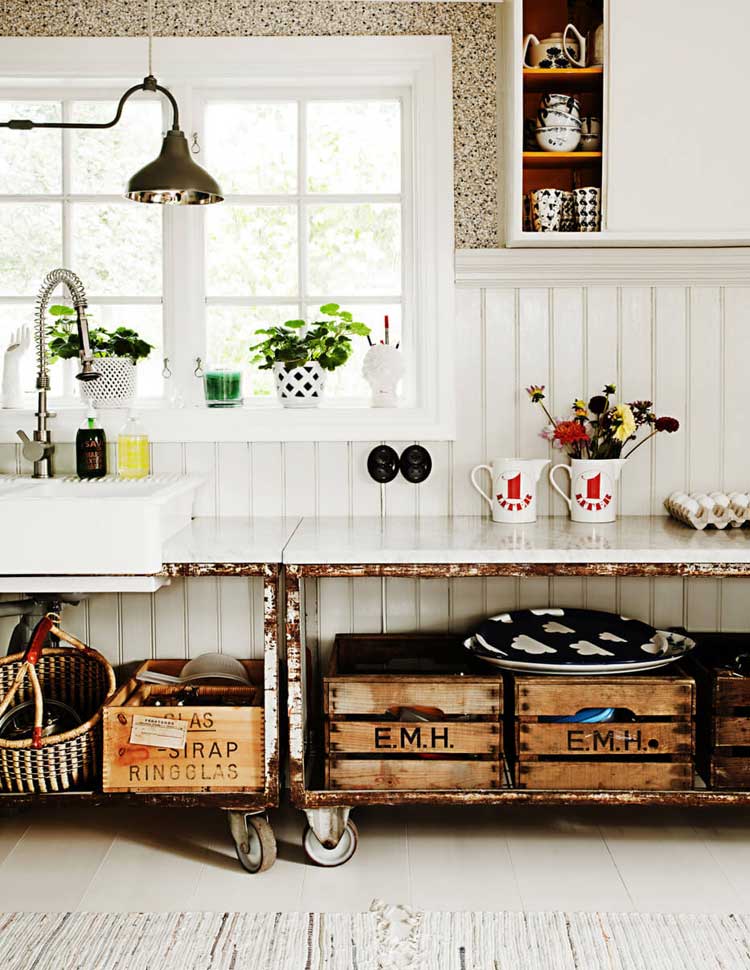 Vintage Furniture Lends Rustic Flair