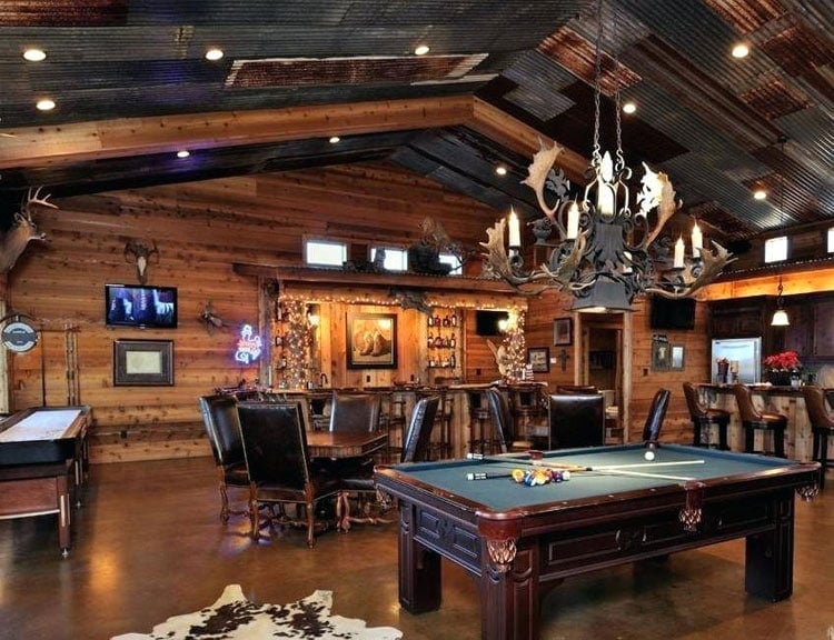 Western Rustic Man Cave Ideas