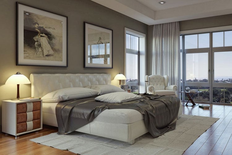 White Bedroom Color For Men