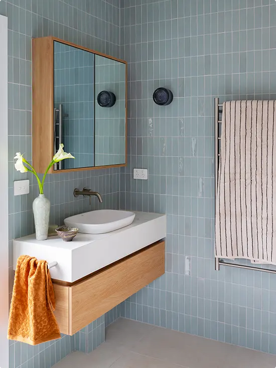 Blue Tile Walls