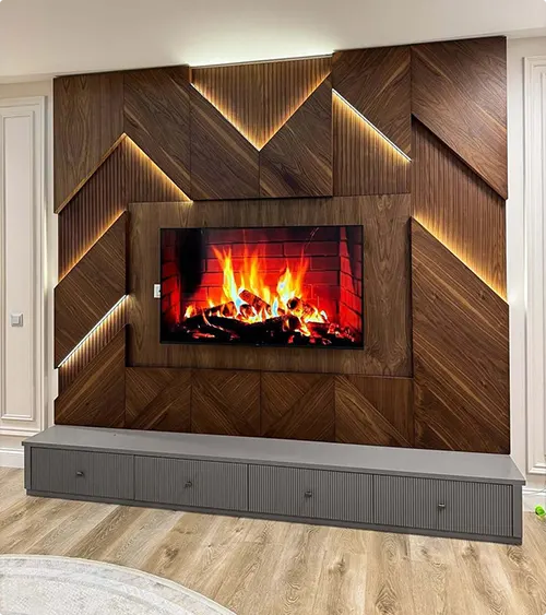 Chevron Pattern Fire