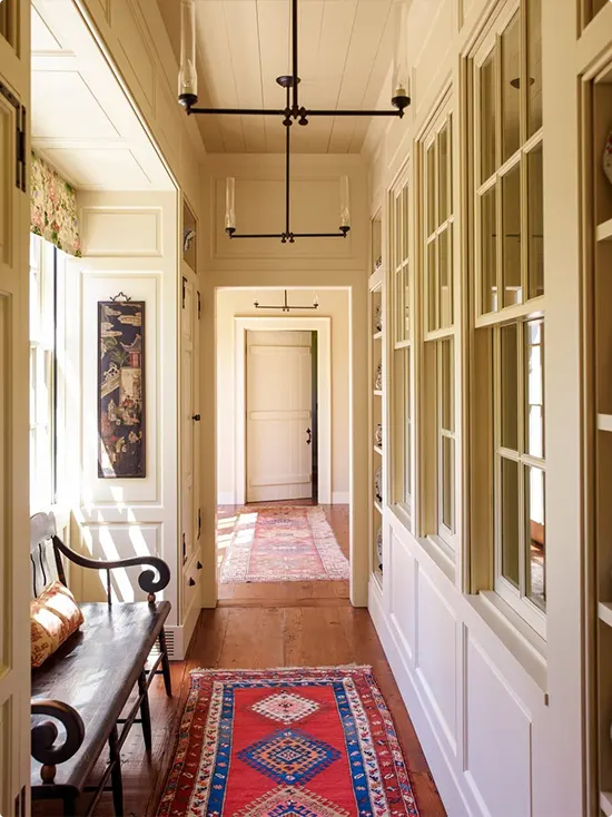 Red and Blue Kilim Runner