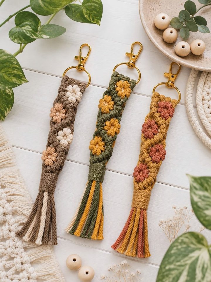Macrame Keychain Ideas