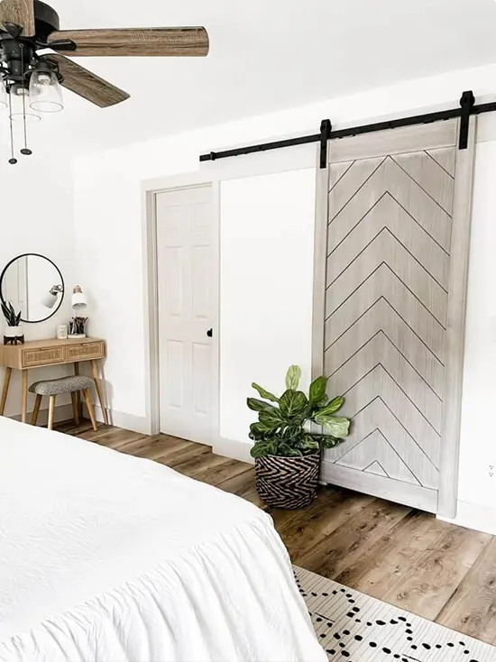 Chevron Bedroom Nook Door