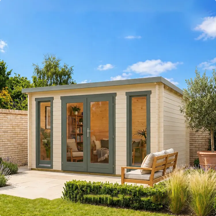 Cream Bifold Cabin Entrance