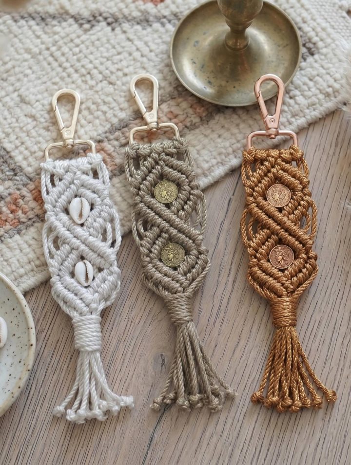 Macrame Keychain Ideas