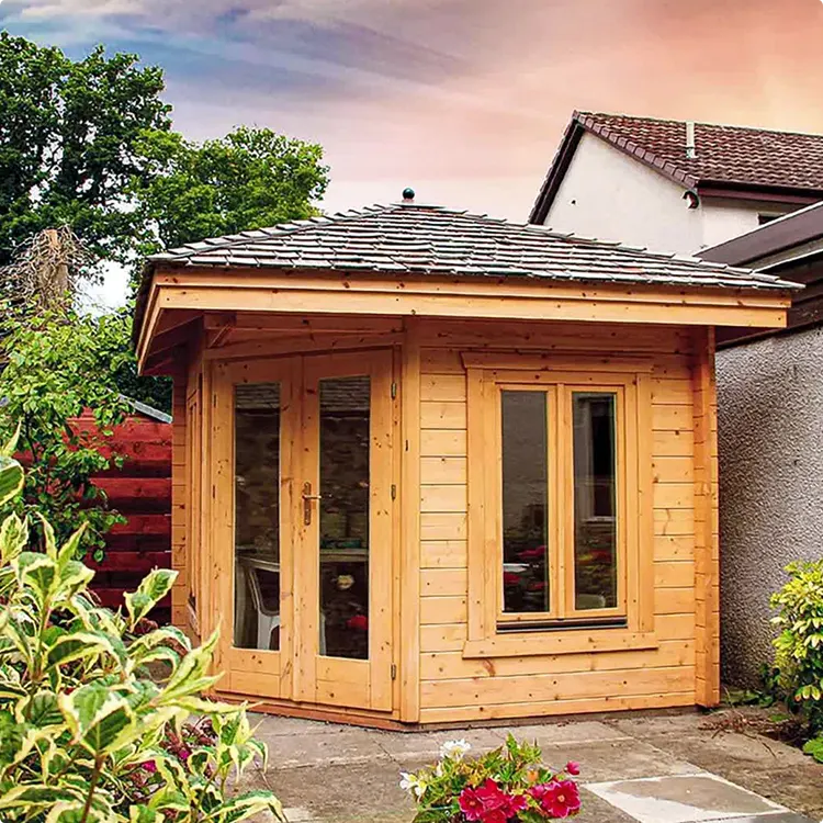 Pyramid Roof Slate Cabin