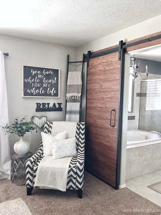 Rich Wood Reading Area Door