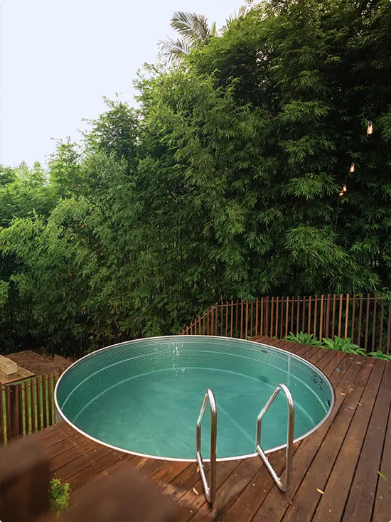 Round Galvanized Metal Stock Tank Pool