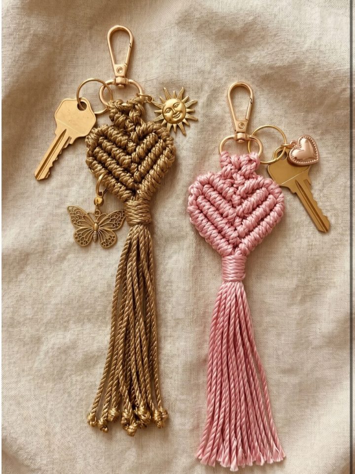 Macrame Keychain Ideas