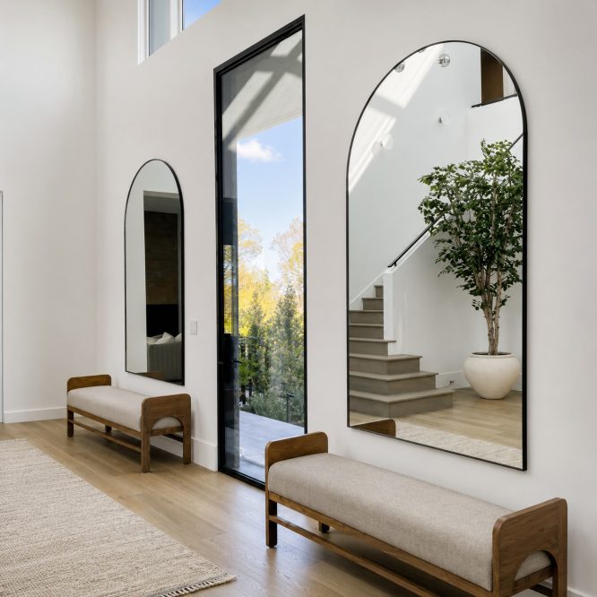Two Arched Mirrors