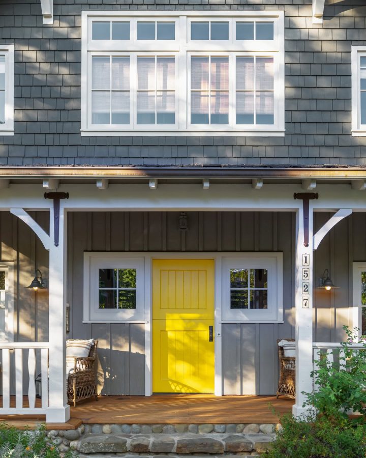 Sunshine Yellow Dutch Door for a Front Entry