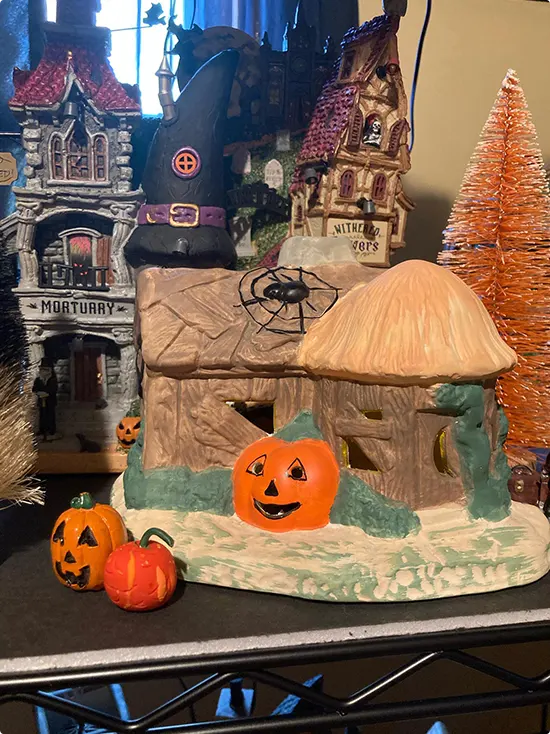 Witch's Cottage Miniature Cottage Display