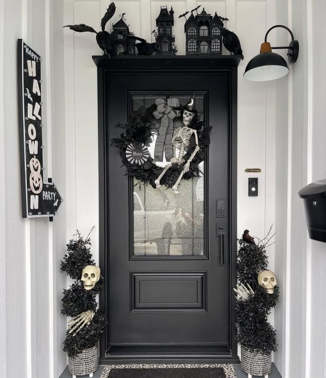 Matte Black Front Door