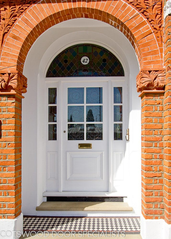 White Edwardian Front Door