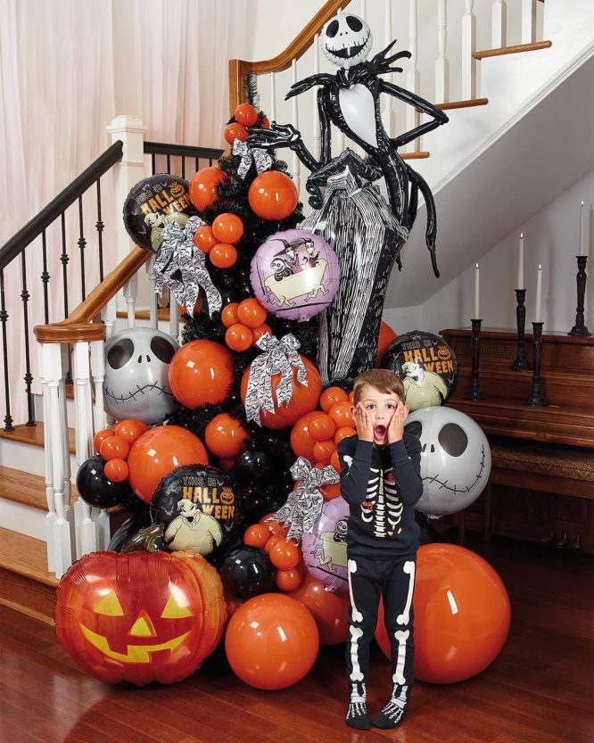 Halloween Staircase Decor Ideas