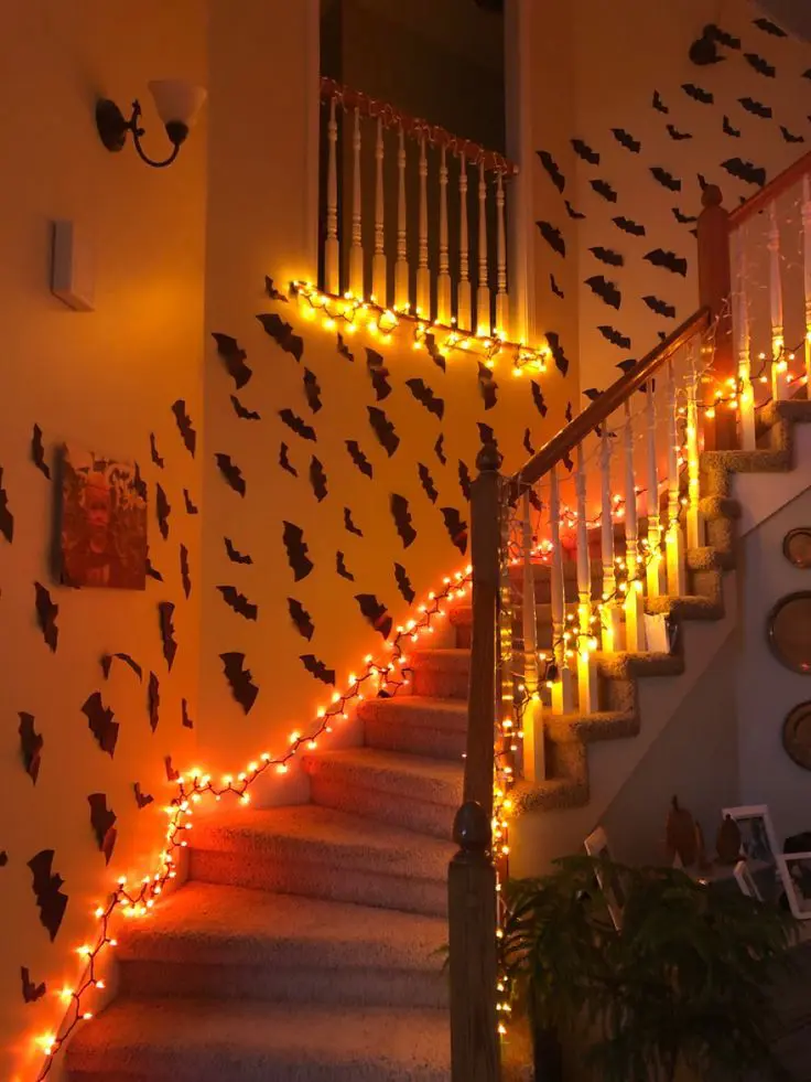 Nighttime Bat String Lights