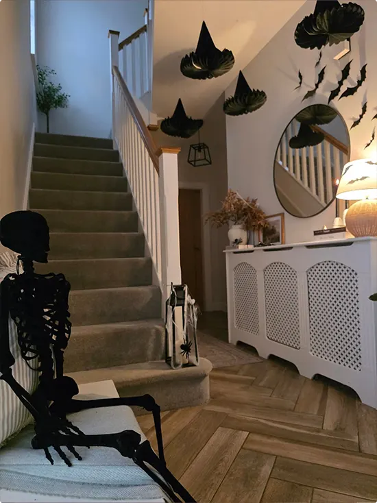 Witch Hats and Skeleton