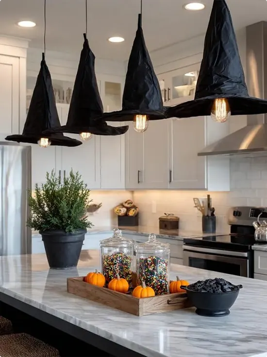 Halloween Kitchen Island