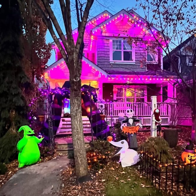 Nightmare Before Christmas Outdoor Display