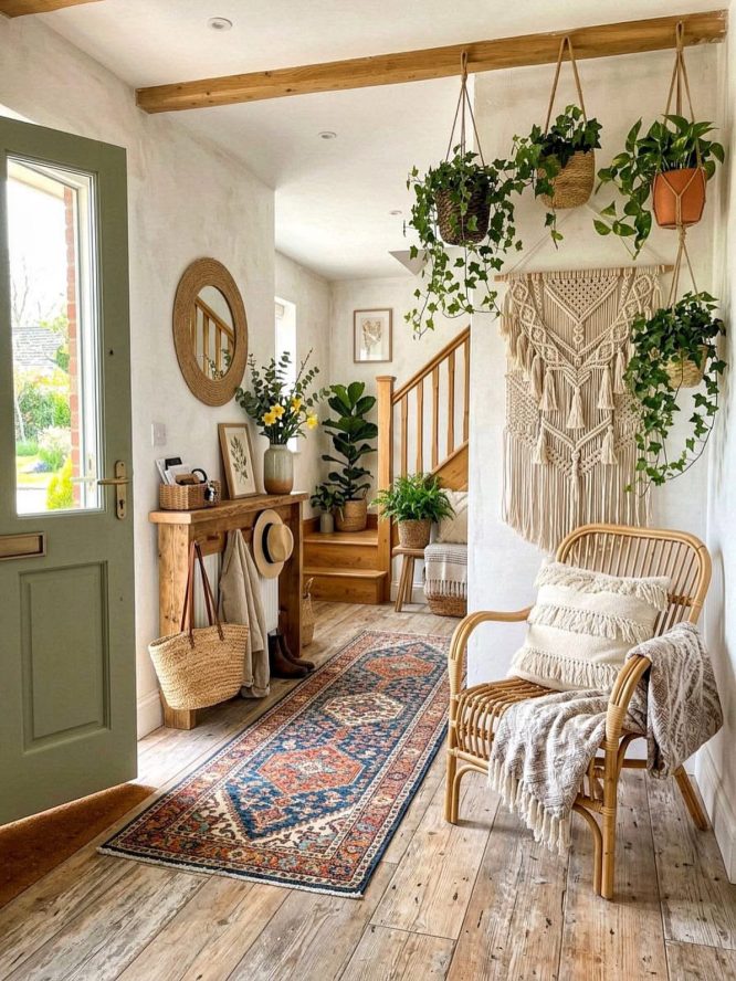 Boho Farmhouse Hanging Greenery