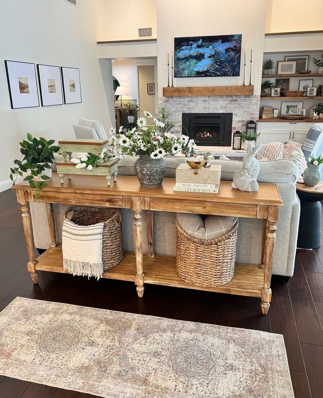 Farmhouse Entryway Table Ideas