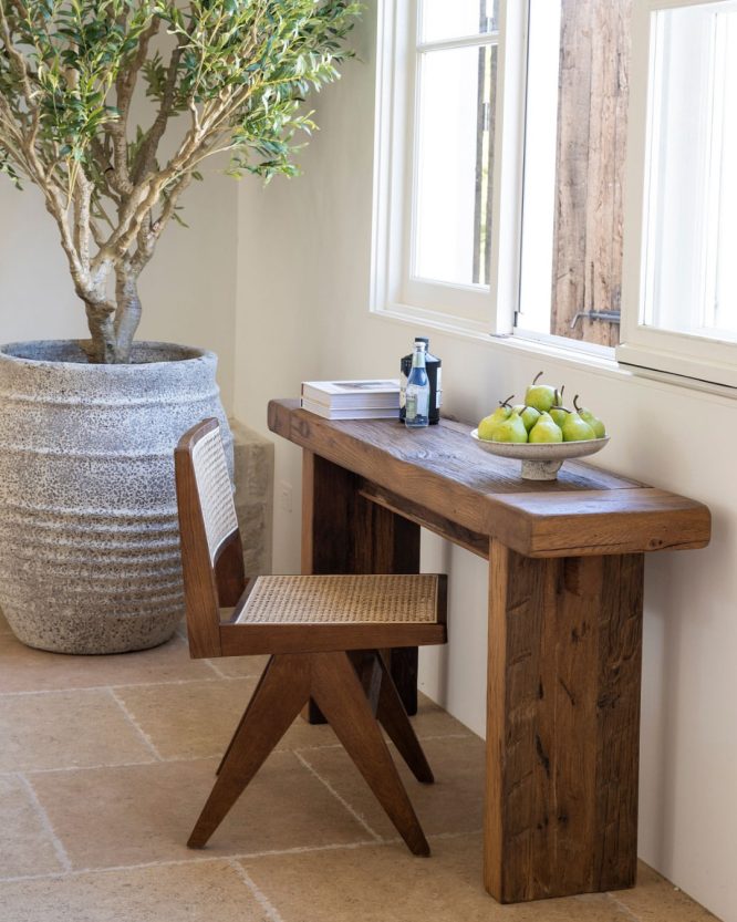 Minimal Farmhouse Reclaimed Wood Console