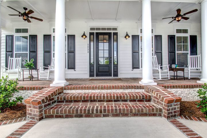 Black Wraparound Porch Door